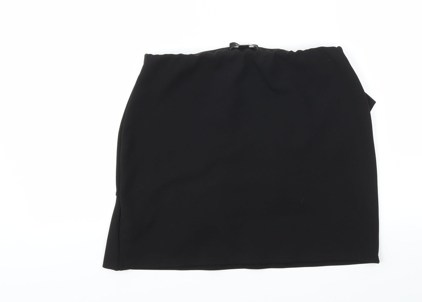 New Look Womens Black   A-Line Skirt Size 12  - Stretch waistband