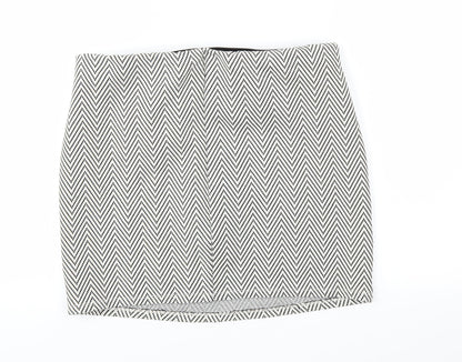 Primark Womens Grey   A-Line Skirt Size 14