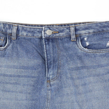 Red Hearing Womens Blue   A-Line Skirt Size 12