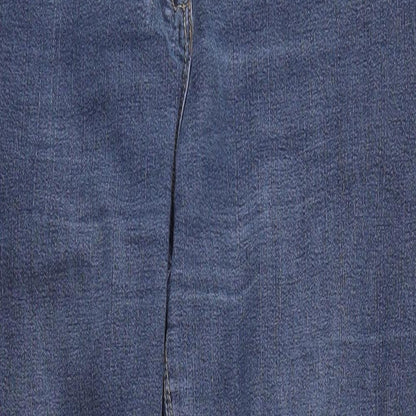 ELLE Womens Blue   Straight Jeans Size 32 L27 in - Stretch waistband