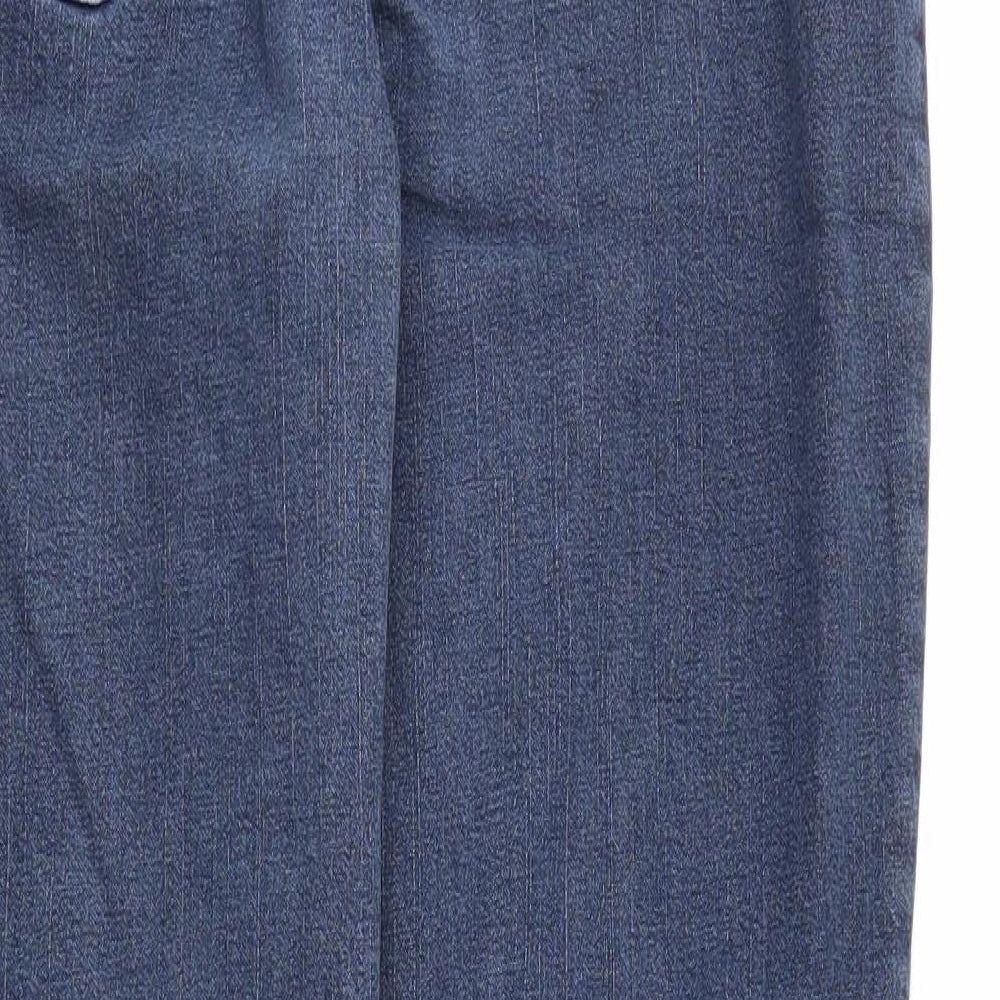 ELLE Womens Blue   Straight Jeans Size 32 L27 in - Stretch waistband