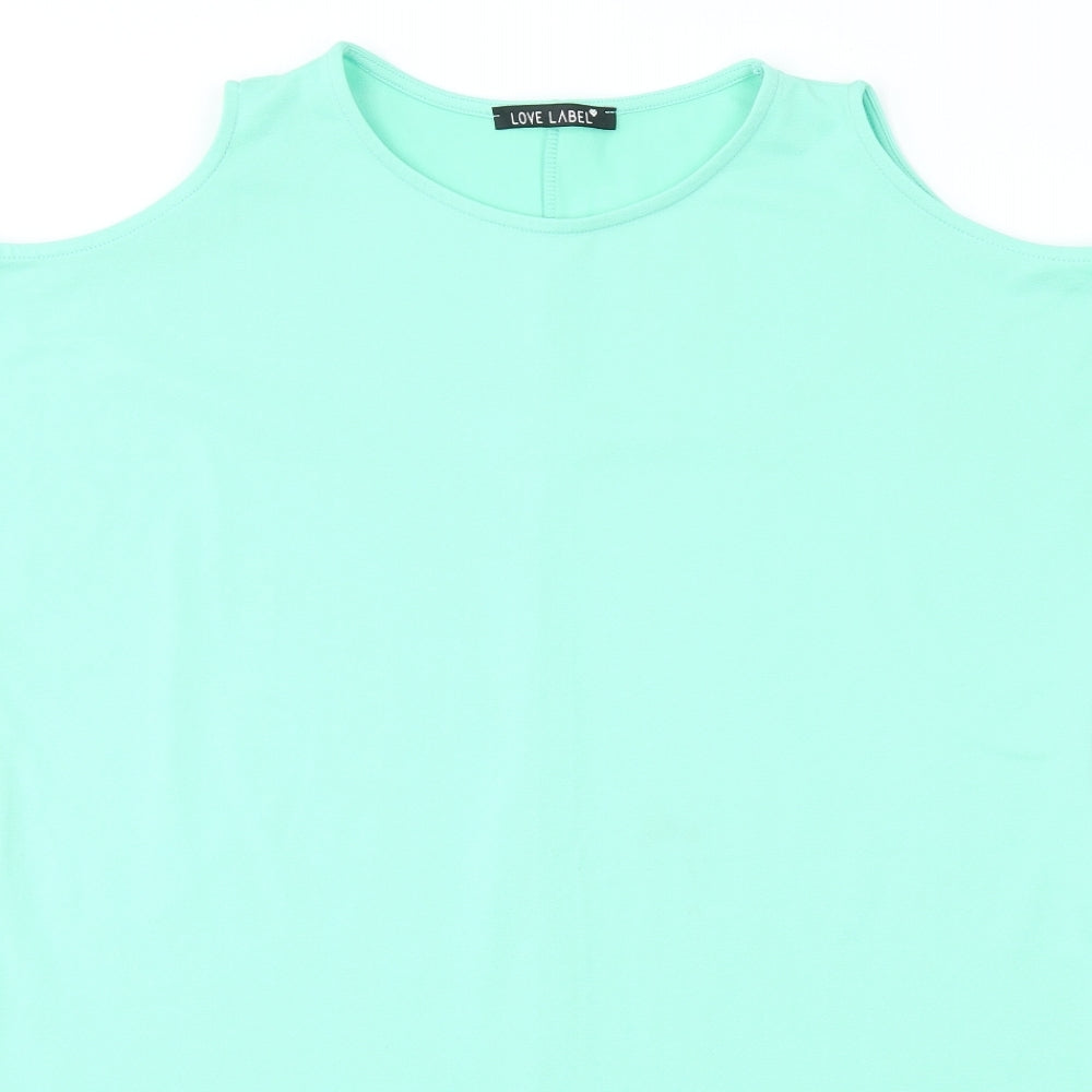 Love Label Womens Green   Fit & Flare  Size 12