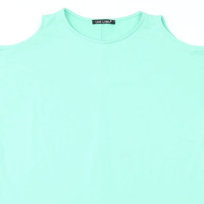 Love Label Womens Green   Fit & Flare  Size 12