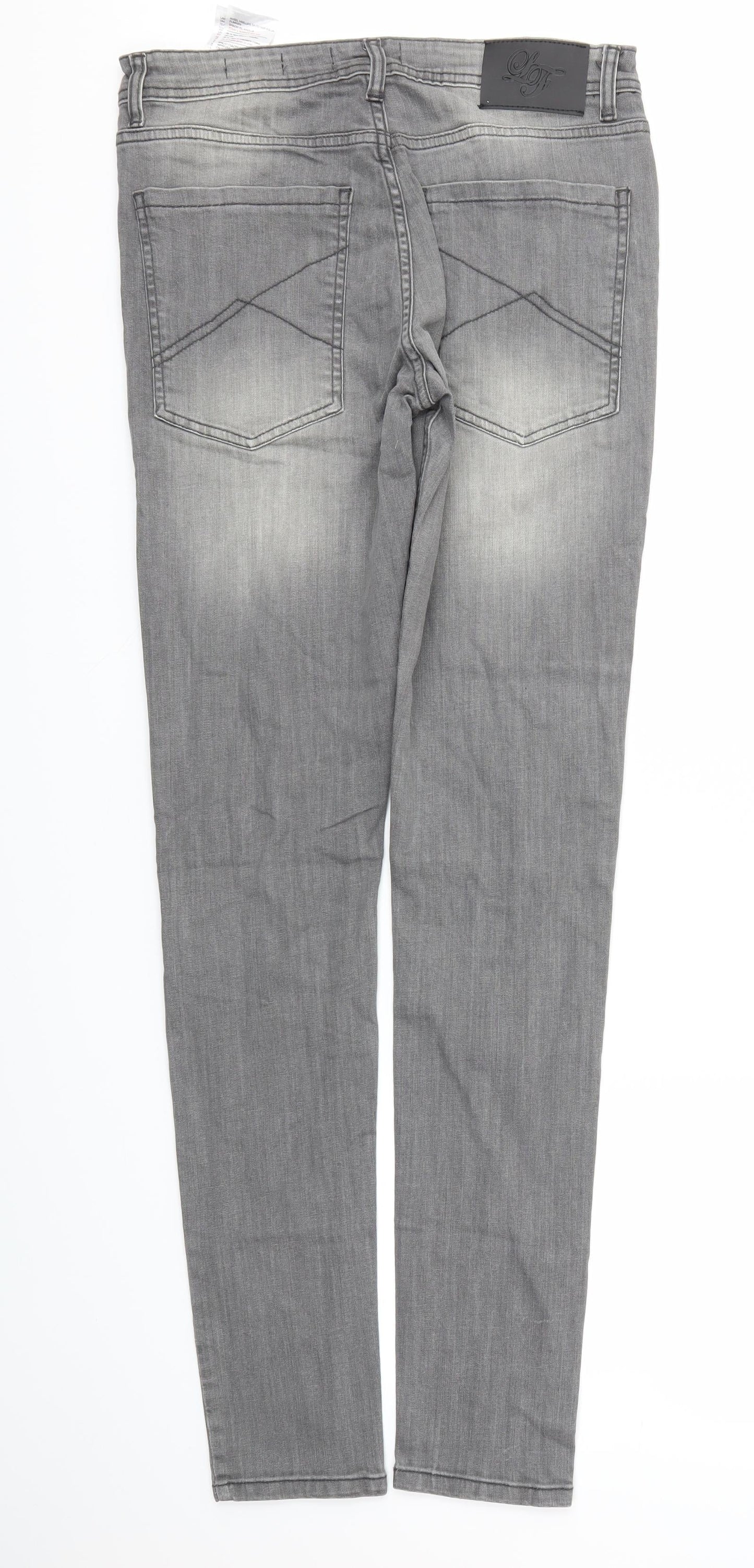 TOKYO Womens Grey   Skinny Jeans Size 32 L33 in