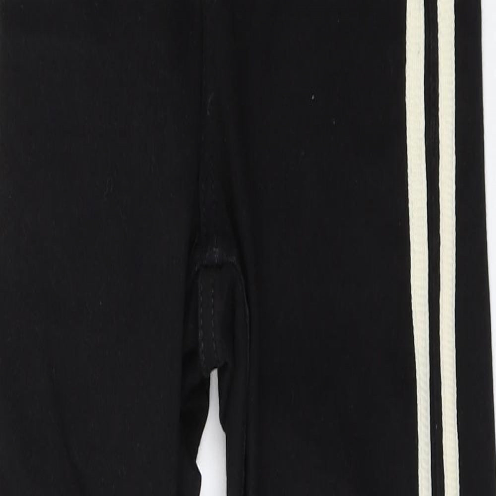 Topshop Womens Black   Skinny Jeans Size S L24 in - Striped