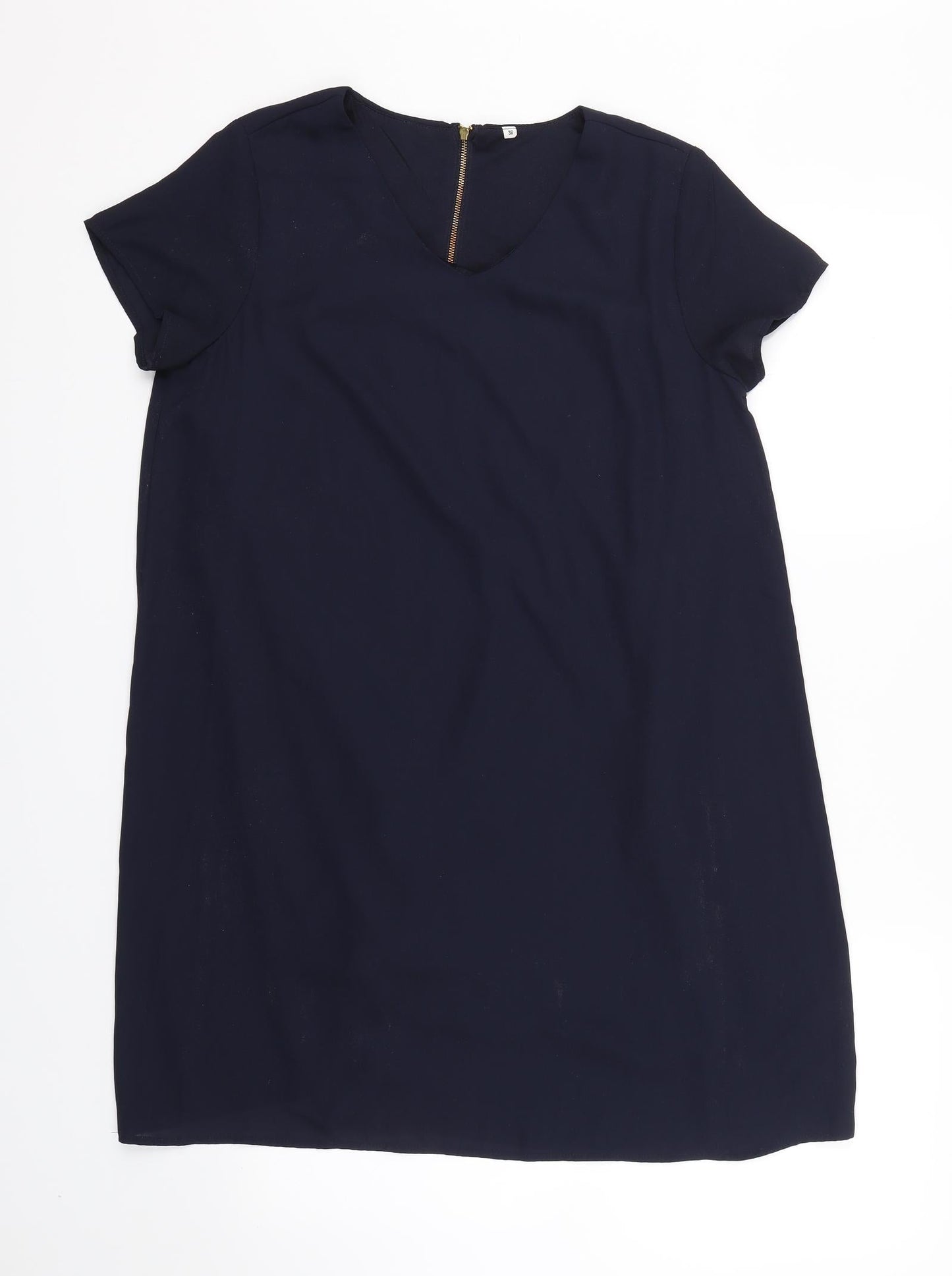 Womens UK Size 6 Preworn Blue Basic T-Shirt
