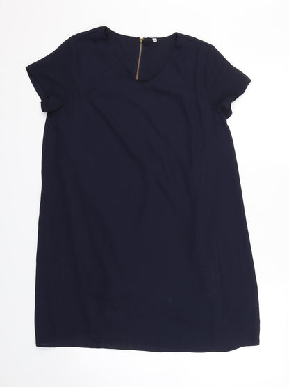 Womens UK Size 6 Preworn Blue Basic T-Shirt