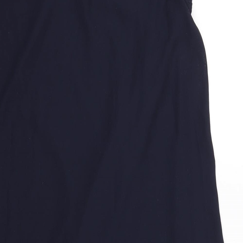 Womens UK Size 6 Preworn Blue Basic T-Shirt