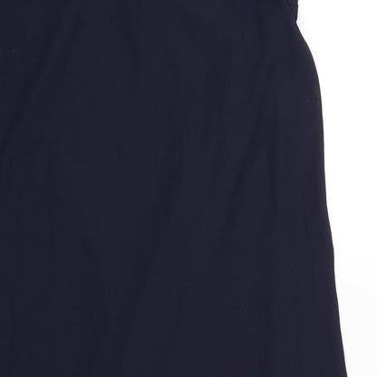 Womens UK Size 6 Preworn Blue Basic T-Shirt
