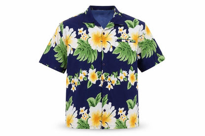 Mens UK Size M Don Amigo Blue  Button-Up Short Sleeve Casual Shirt