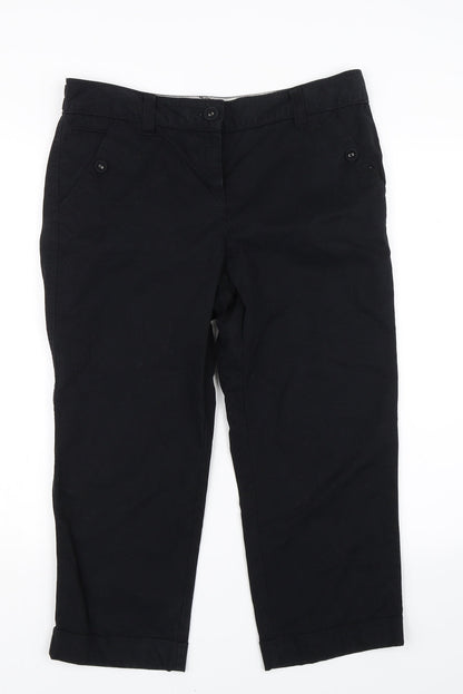 M&S Womens Black   Trousers  Size 12