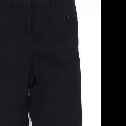 M&S Womens Black   Trousers  Size 12