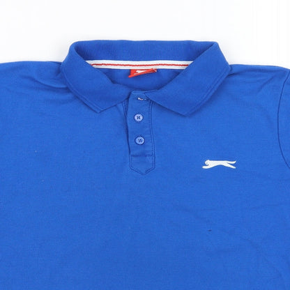Slazenger Boys Blue   Basic Polo Size 11-12 Years