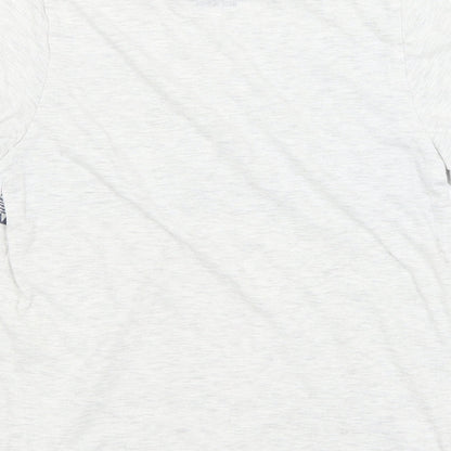 Rebel Boys Grey   Basic T-Shirt Size 11-12 Years