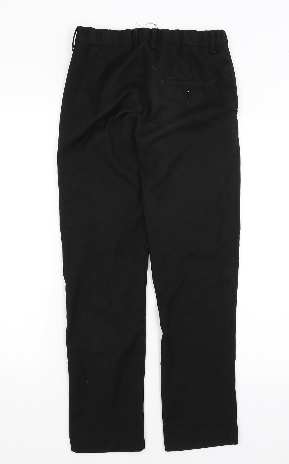 Womens UK Size 8 Preworn Regular Fit  Black Trousers