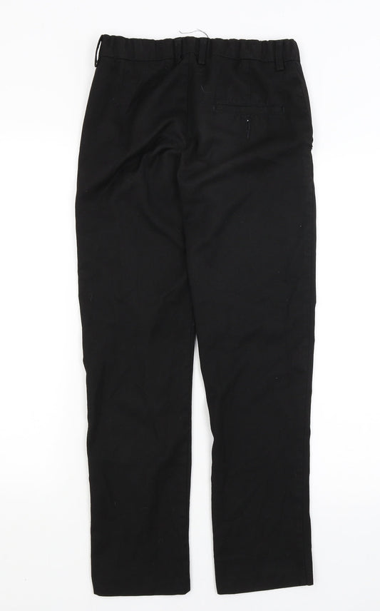 Womens UK Size 8 Preworn Regular Fit  Black Trousers