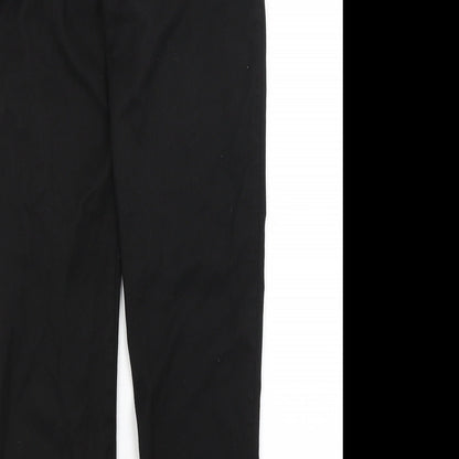 Womens UK Size 8 Preworn Regular Fit  Black Trousers