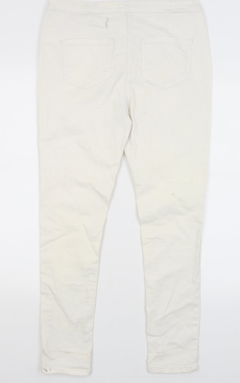 Parisian Womens White   Straight Jeans Size 14 L26.5 in