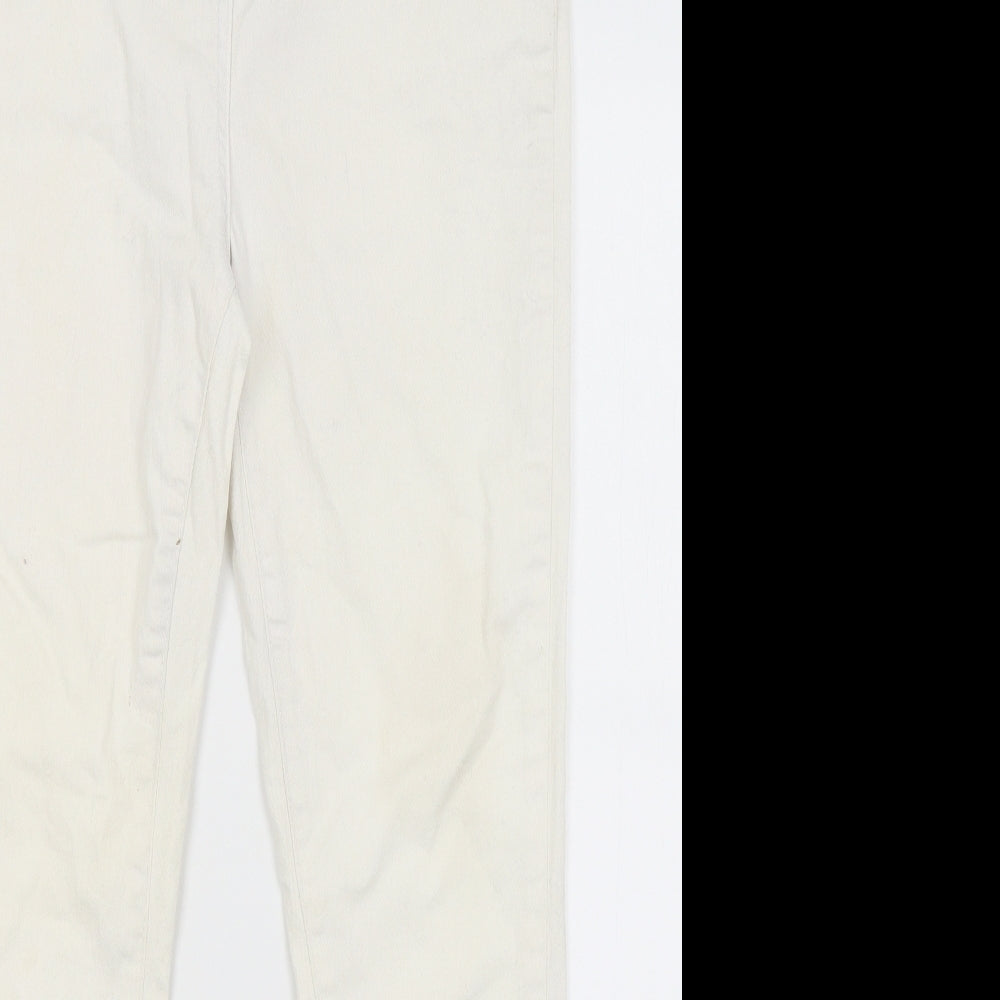 Parisian Womens White   Straight Jeans Size 14 L26.5 in