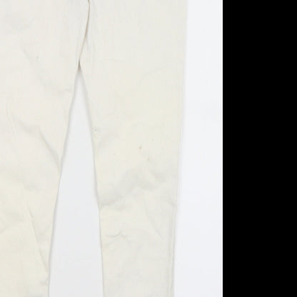 Parisian Womens White   Straight Jeans Size 14 L26.5 in