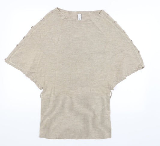 Zingara Womens Beige   Pullover Jumper Size 10