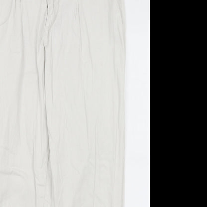 New Look Womens White   Straight Jeans Size 10 L26 in