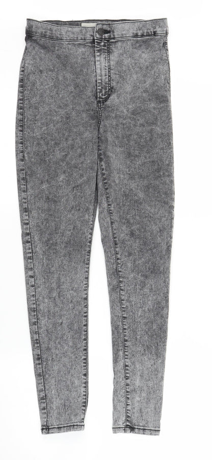 Topshop Womens Grey  Denim Jegging Jeans Size 30 in L27 in