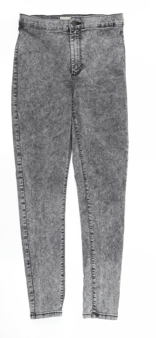 Topshop Womens Grey  Denim Jegging Jeans Size 30 in L27 in