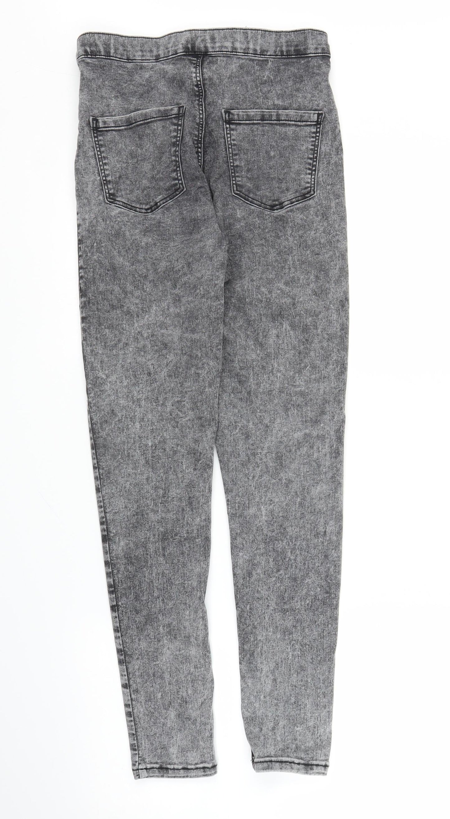 Topshop Womens Grey  Denim Jegging Jeans Size 30 in L27 in