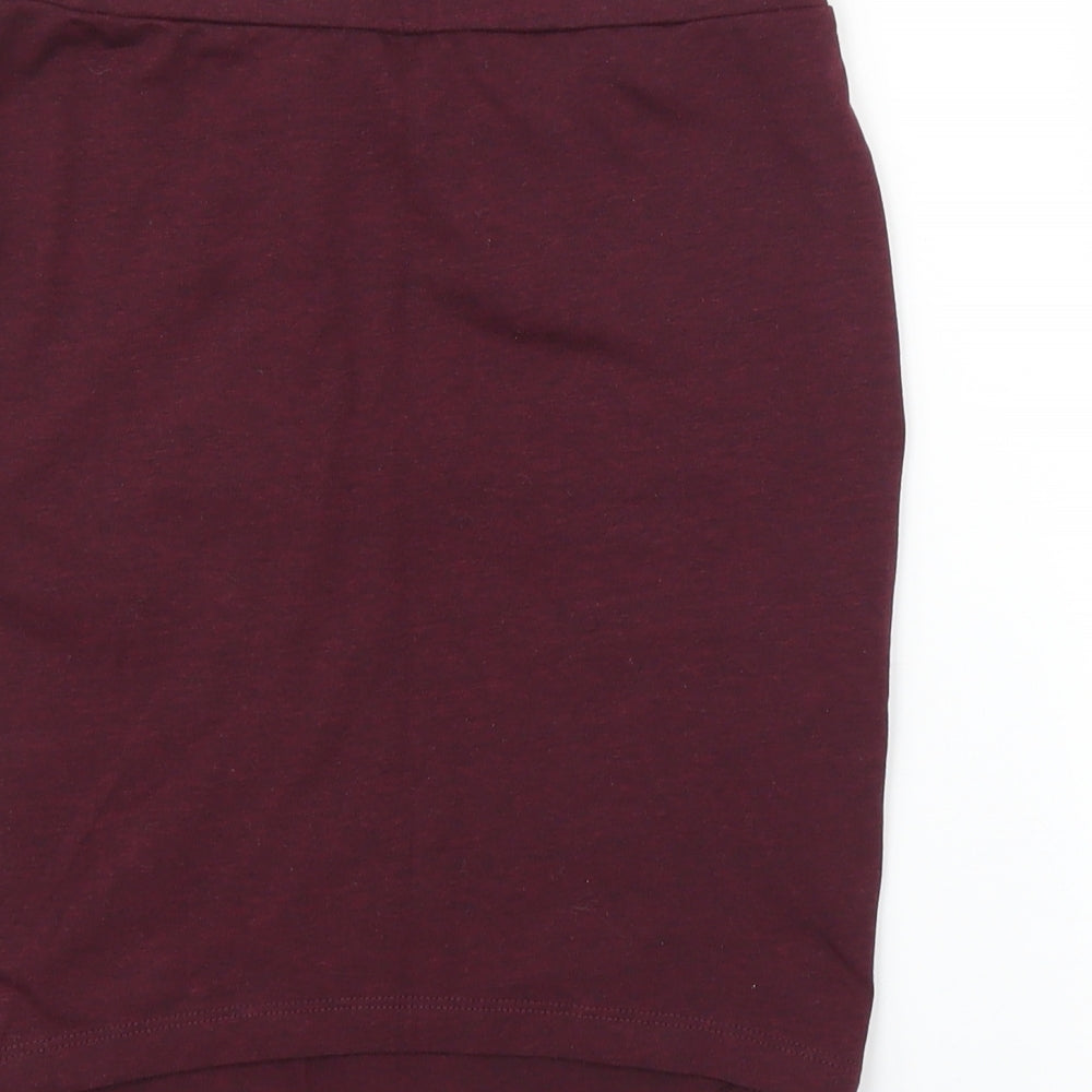H&M Womens Purple   Bandage Skirt Size XS