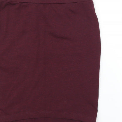 H&M Womens Purple   Bandage Skirt Size XS
