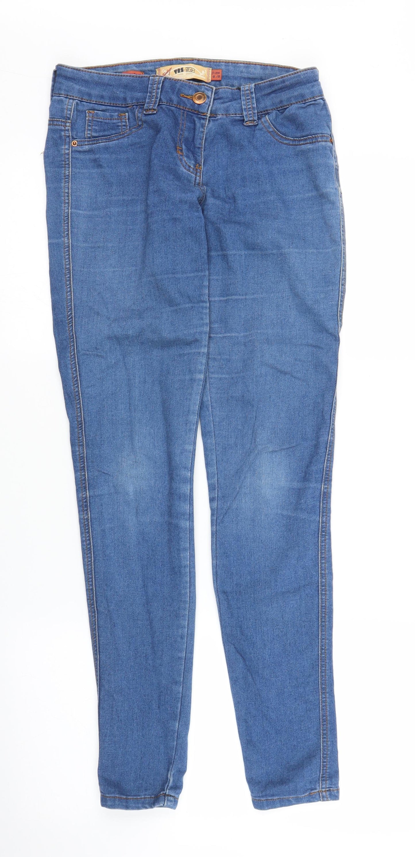Womens UK Size 8 Yes Yes Regular Fit Jegging Blue Jeans