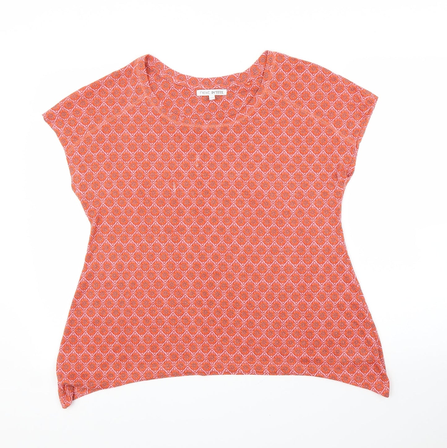 Womens UK Size 14 NEXT Pink Basic Blouse