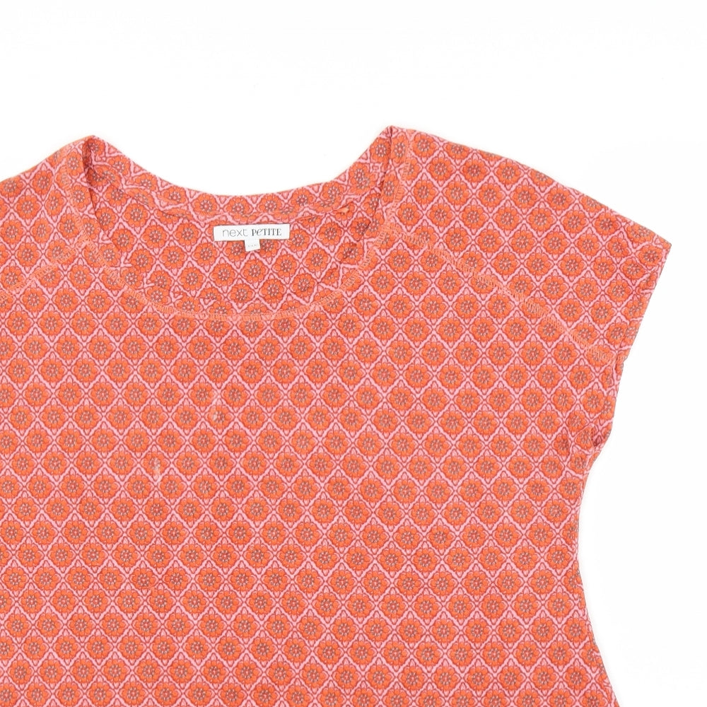 Womens UK Size 14 NEXT Pink Basic Blouse