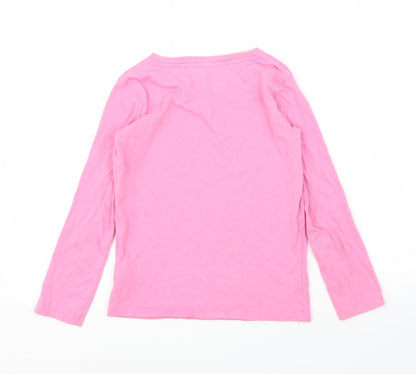 NEXT Womens Pink   Basic T-Shirt Size 8  - Unicorn