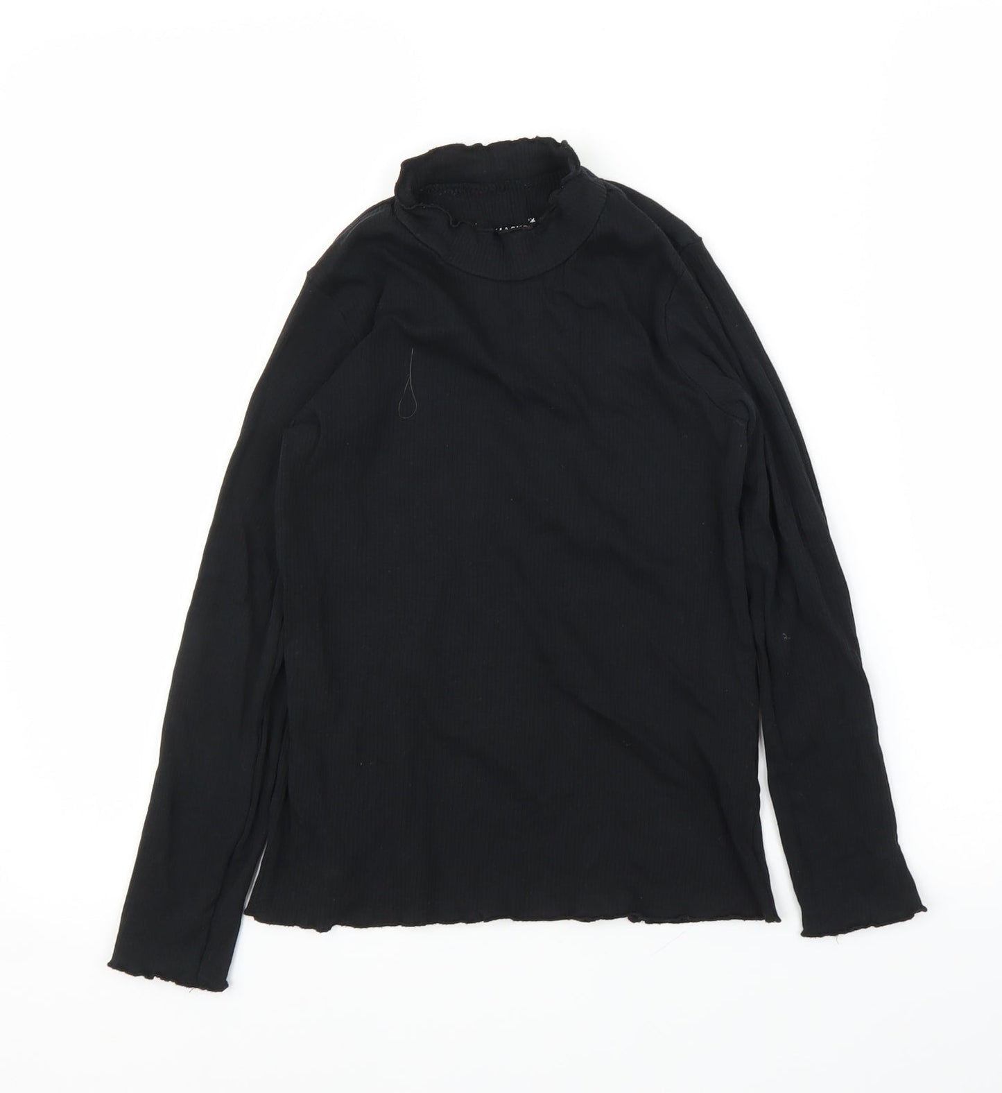 Primark Girls Black   Basic T-Shirt Size 9-10 Years