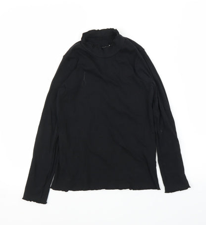 Primark Girls Black   Basic T-Shirt Size 9-10 Years