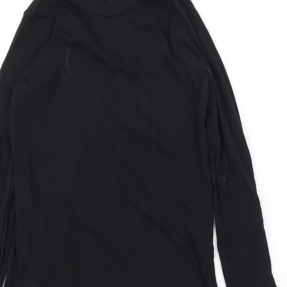 Primark Girls Black   Basic T-Shirt Size 9-10 Years