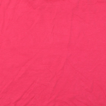 Isle Womens Pink   Basic T-Shirt Size 14