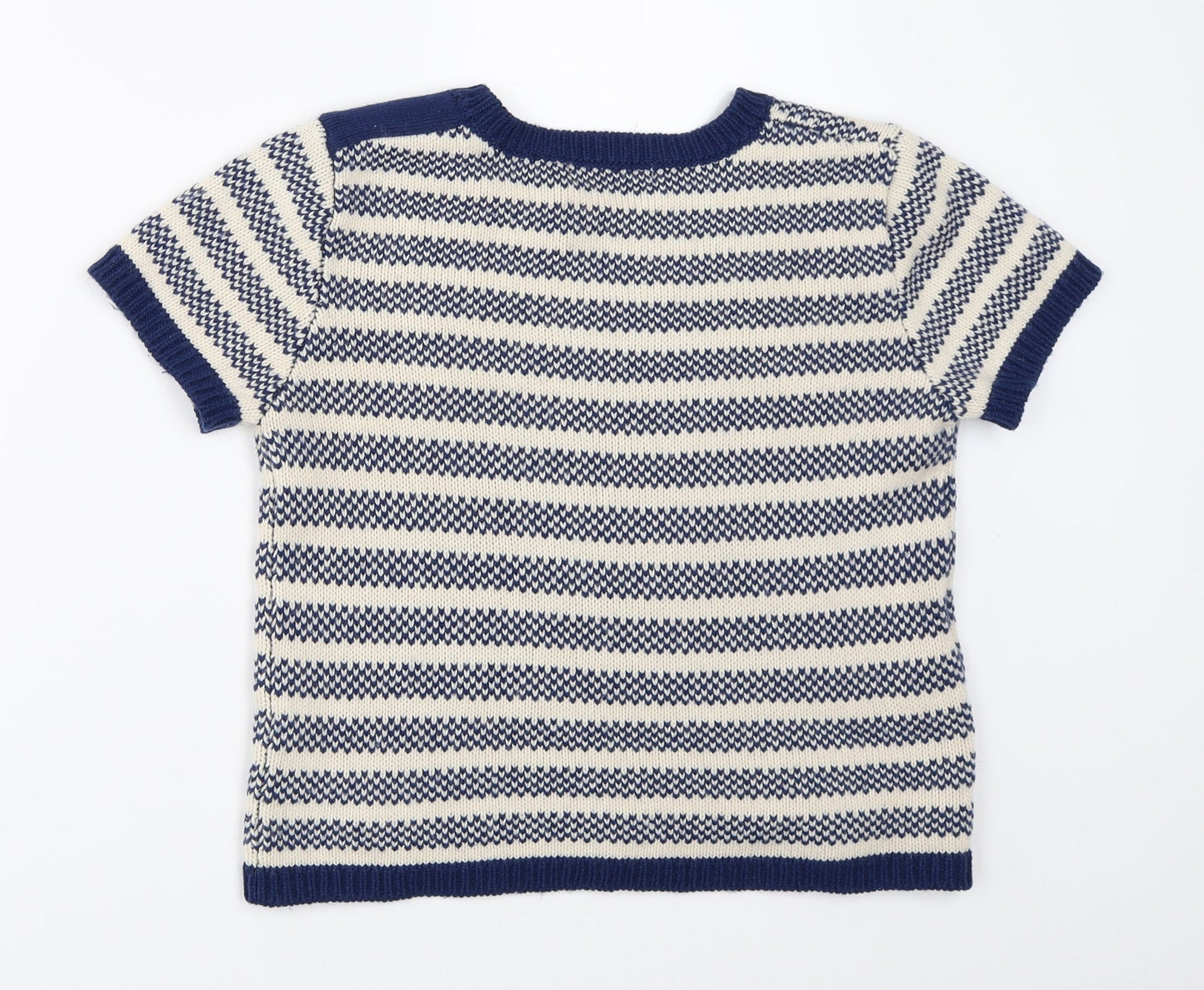 Authentic Clothing Company Womens Blue Striped  Pullover Jumper Size M