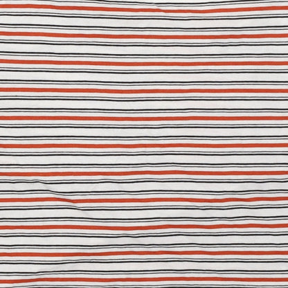 New Look Womens White Striped  Basic T-Shirt Size 12
