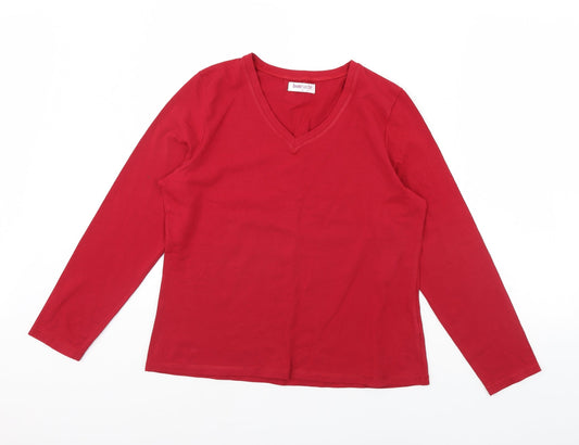 Bonmarché Womens Red   Pullover Jumper Size M