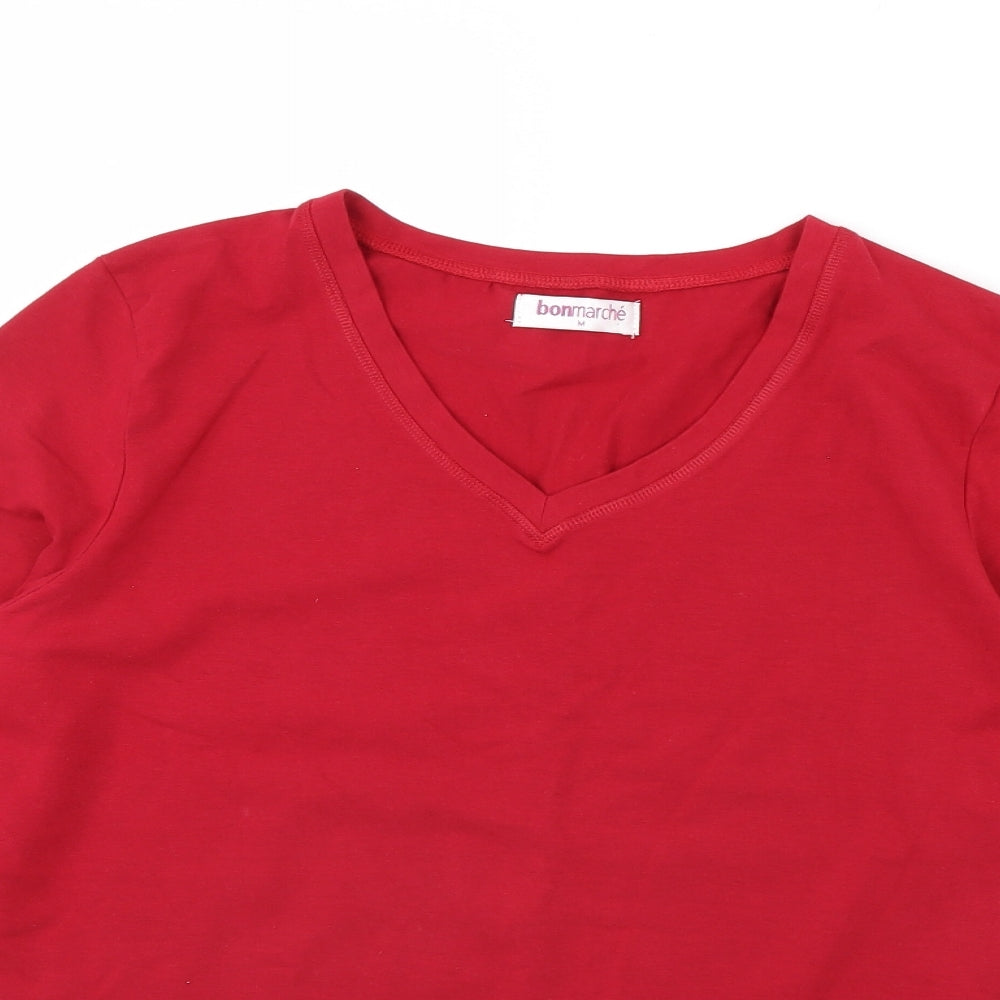 Bonmarché Womens Red Pullover Jumper Size M