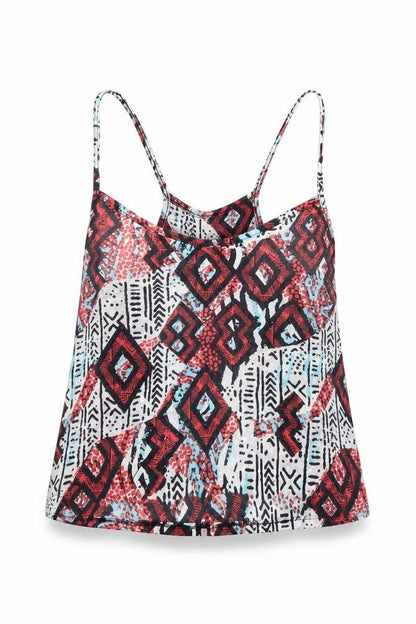 Womens UK Size 6 Topshop White Cropped Tank