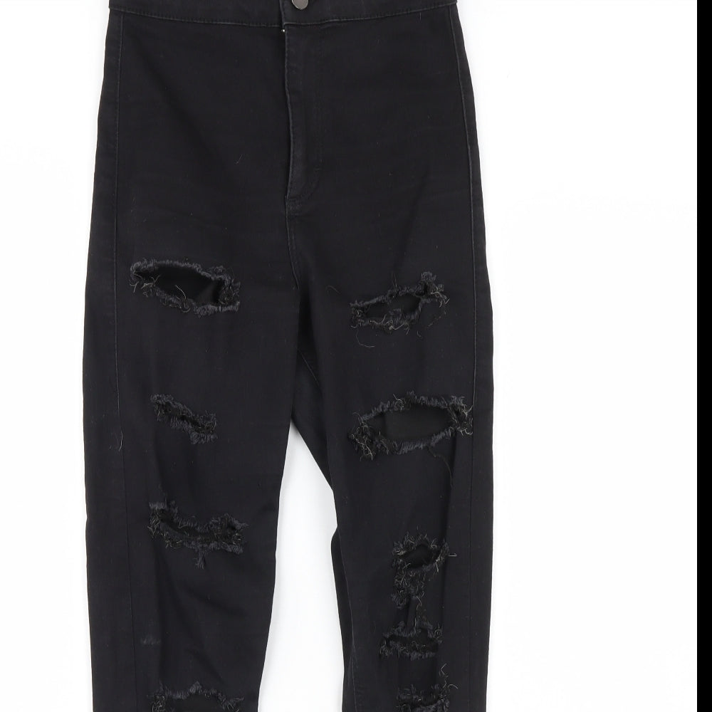 Topshop Womens Black   Skinny Jeans Size 26 in L30 in