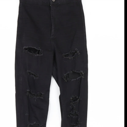 Topshop Womens Black   Skinny Jeans Size 26 in L30 in