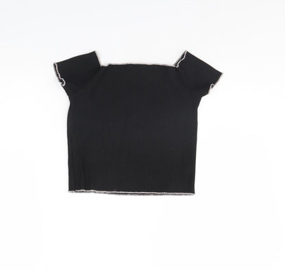 Primark Womens Black   Cropped Tank Size 10