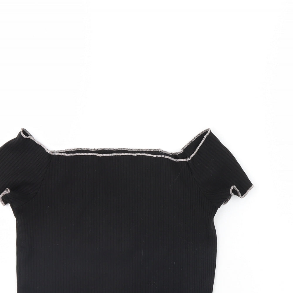 Primark Womens Black   Cropped Tank Size 10