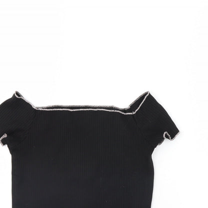 Primark Womens Black   Cropped Tank Size 10