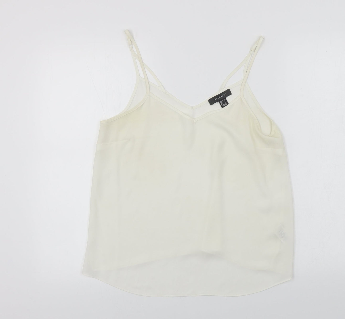 Primark  Womens White   Basic T-Shirt Size 12